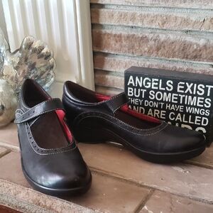 Wolky Black Mary Janes Size 42